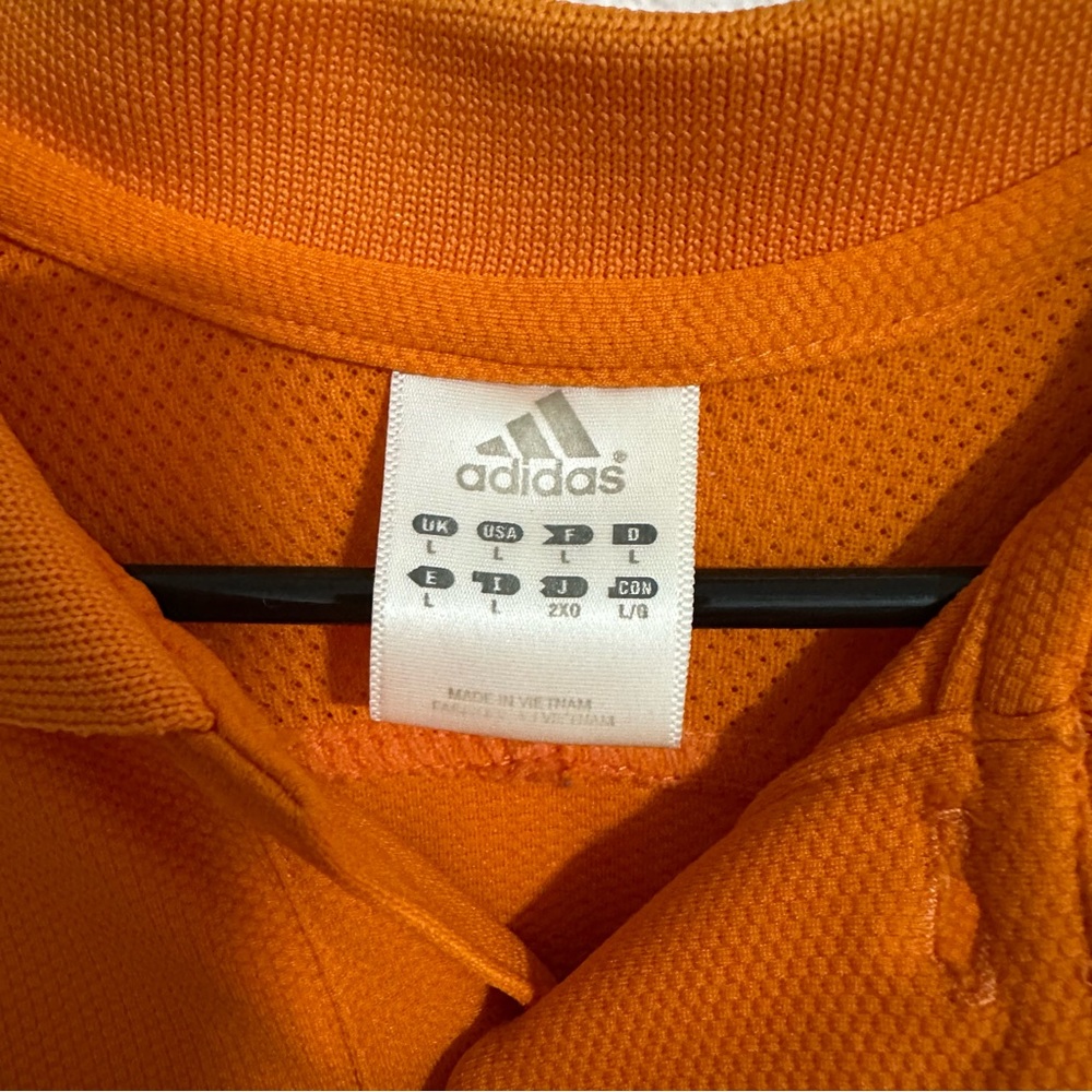 Adidas Tennessee Volunteers Polo ClimaCool Shirt‎ Men’s Size L SEC University - Picture 3 of 6